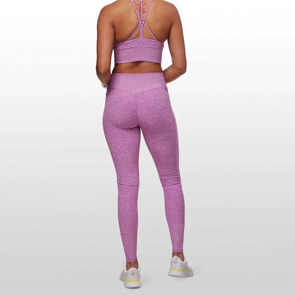 Alo Yoga Alosoft High Waisted leggings in Violet Heather Size XS